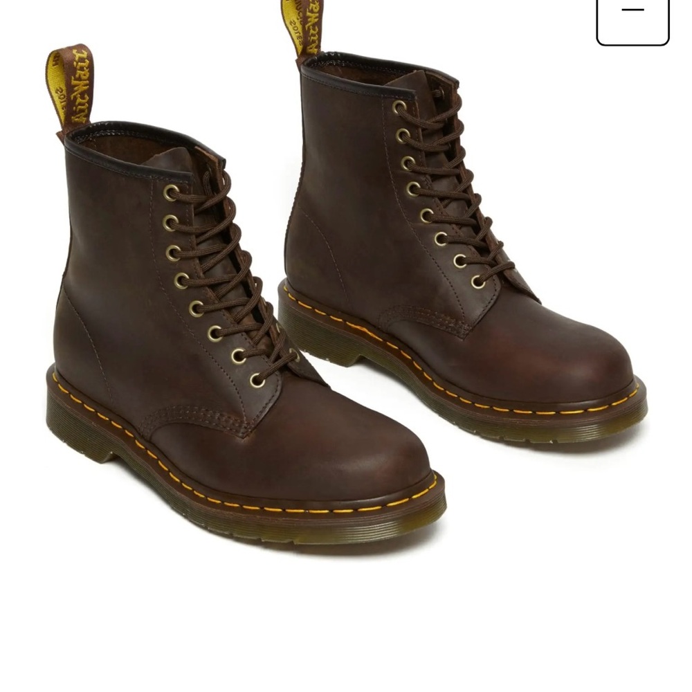 Dr. Martens Dark Brown Lace-Up Boots